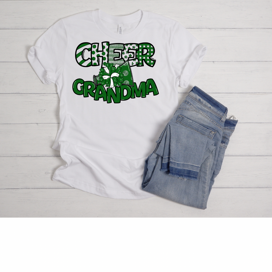 CHEER GRANDMA ADULT T-SHIRT