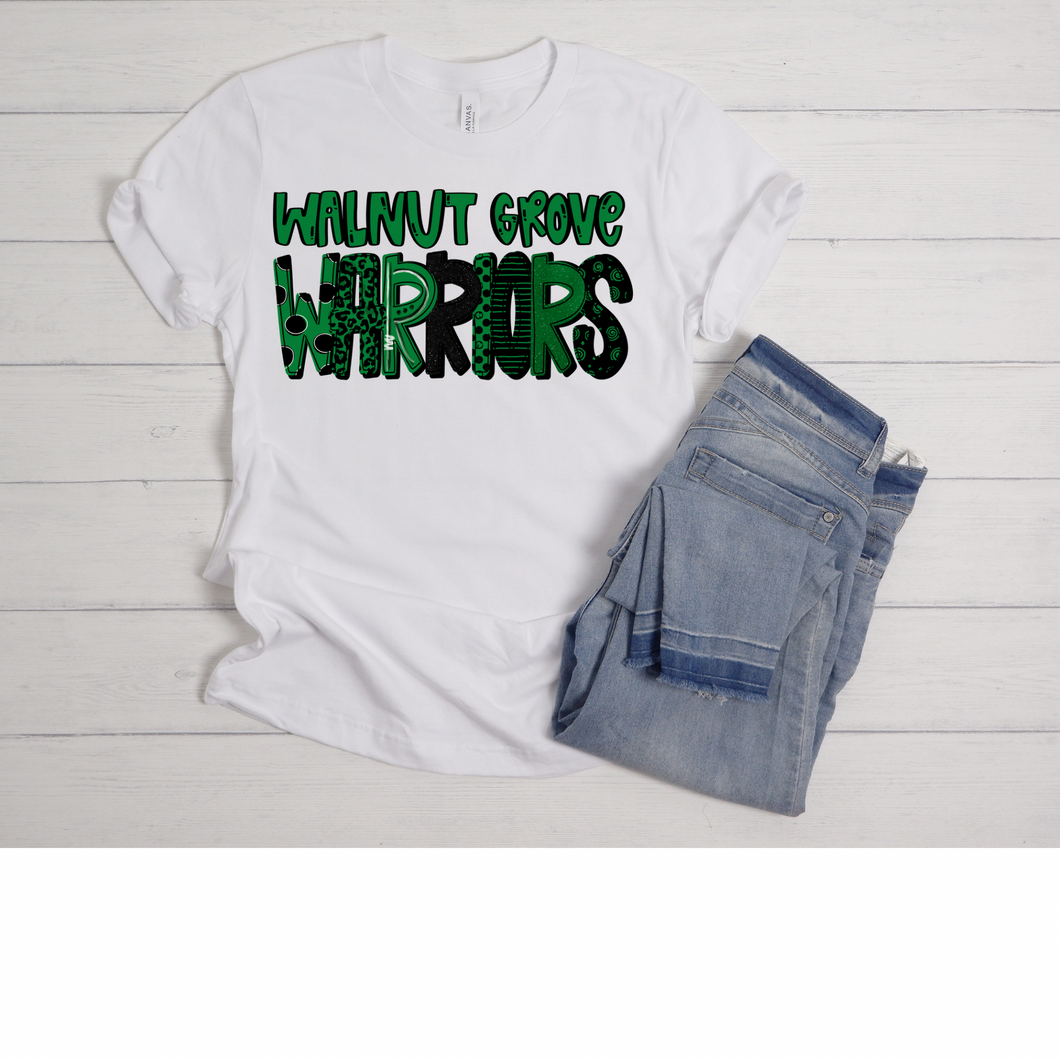 Walnut Grove Warriors ADULT T-SHIRT