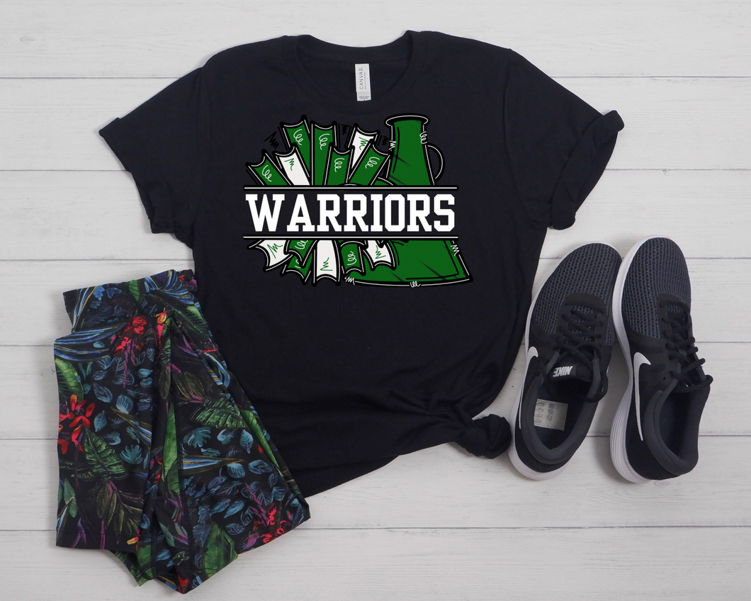 WARRIORS CHEER ADULT T-SHIRT