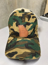 Load image into Gallery viewer, Camo GA crisscross hat
